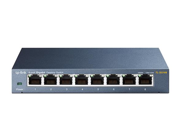 TP-Link TL-SG108 8-port Metal Gigabit Switch - Switch …